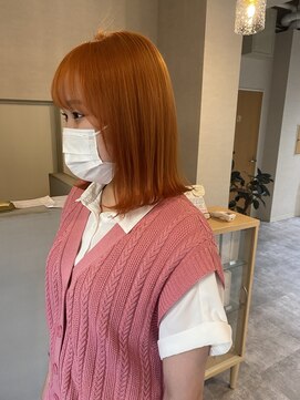 トナリ(tonari) 大人かわいい美髪orange color