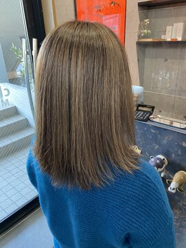 クルー(CREW) 白髪ぼかし×ハイライト