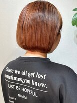 ヘアサロン セロ(Hair Salon SERO) 【SERO姫路】艶髪◇ミニボブ/オレンジブラウン