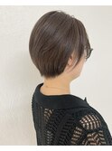 ハイライト/ショートヘア/パープルベージュ