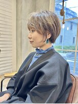 アデプト 綾瀬店(adept)&nbsp;マッシュショート/耳掛けショート/まショートボブ/丸みショート