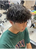 波巻きスパイラル波打ちツイストスパイラルメンズパーマ
