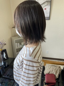 ルフテ(LOFTE) 切りっぱなしボブ×グレージュカラー☆