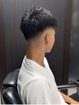 バーバーバー 都賀(BARBER-BAR)&nbsp;ブロックスキンフェードショート【メンズカット】