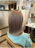 ぱっつんロブ