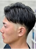 メンズカットスキンフェード刈り上げ眉カット