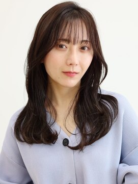 アース 新越谷店(HAIR&MAKE EARTH) シースルーバング/韓国風くびれヘア