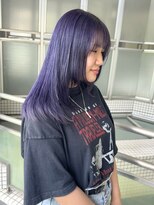 ロジェ(loje)&nbsp;【loje】ロングレイヤーストレート/ダークバイオレット