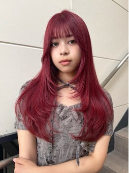 シクネ 新潟駅 万代(SHICUNE)の写真/韓国風デザインカラーと髪質改善で叶う“憧れのツヤ髪”体験◇周りと差がつく、あなただけのカラーを…*