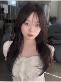 韓国レイヤーカット/くびれヘアZina福岡天神