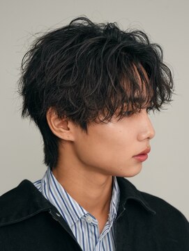 フィフス 原宿(fifth) 原宿波巻きスパイラルパーマメンズカットラウンドマッシュ30代