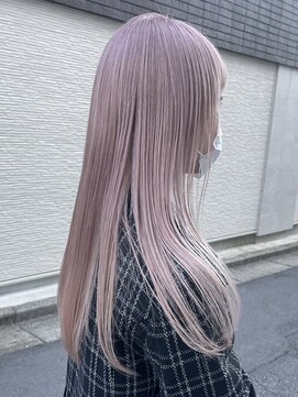 サンクマーケット 渋谷(cinq MARKET) 渋谷ブリーチカラーハイトーンカラーラベンダーピンク30代40代