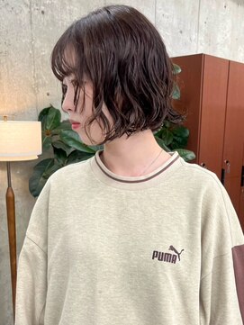 パーマ/ボブ/レイヤーカット/ダブルカラー/ブリーチ/栄h224