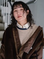 ヘアークラフト(Hair Craft)&nbsp;ハードパーマ×ミディアムレイヤー【岡山】暗髪