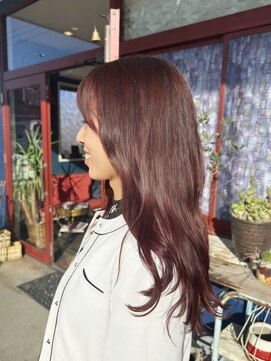 アトリエメロウ(atelier MELLOW) ブリーチなしローズカラー