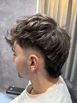 メグロバーバーショップロッポンギ 目黒六(MEGURO BARBER SHOP 6PPONGI) ハイライト×バーストフェード