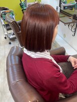 アウルム 下北沢(aurum)&nbsp;ピンク艶々ボブ