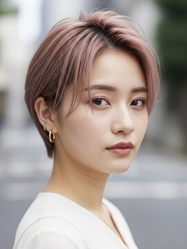 ペイジバイネオリーブ 吉祥寺店(Paige by Neolive) イメチェン/ピンクベージュ/クールショート/前髪/吉祥寺