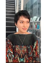 シェリ ヘアデザイン(CHERIE hair design)&nbsp;黒髪ベリーショート［福岡/天神/大名/ショートカット/美容室］