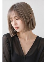 ヘアアンドメイク アース 入間店(HAIR&MAKE EARTH) 切りっぱなしグレージュボブ