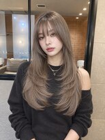 ジュール 銀座(Joule)&nbsp;レイヤーカット×ミルクティーベージュ