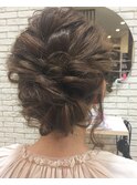 結婚式ヘアーセット