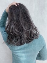 ムウ 難波(MOU)&nbsp;ハッシュカットフルバング似合わせカットレッドブラウン20代30代