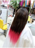 トレンドカラー☆外国人風2トーングラデエクステ