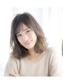 ロンド シャルム 吉祥寺(Lond charme) Lond吉祥寺【千田大地】シースルーバングアッシュブラウンミディ