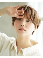ウタ&nbsp;【uta 】丸みマニッシュボブ×オレンジベージュ