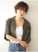 クセ毛風ショート