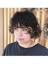 アクセヘアー 町田(acce hair)&nbsp;マッシュショートのブリーチパーマ