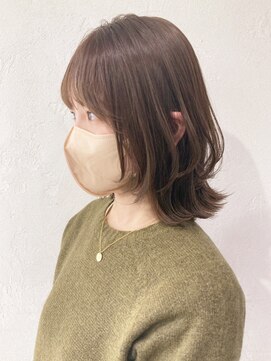 アイティー バイ アルバム 浦和店(IT by ALBUM) ミディアムオリーブブラウン_外ハネボブ_ba368421