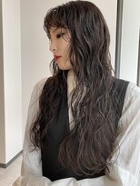 カルテ(QUARTE)&nbsp;黒髪パーマ　レイヤーロング　ロングパーマ