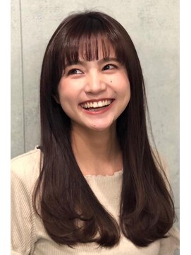 エンディアリング 東銀座(Endearing) ☆大きめワンカールが可愛いショコラベージュ小顔韓国レイヤー