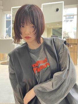 ミンクス 銀座店(MINX) カジュアルモードなフェイスレイヤーロブ