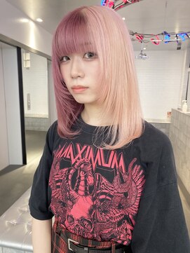 ゲーム 原宿店(GAME) ダブルカラーホワイトベージュカラーケアブリーチハイトーン韓国
