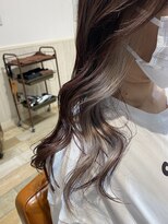 ネオリーブエム(Neolive em;)&nbsp;デザインカラー　インナーカラー×シルキーベージュ