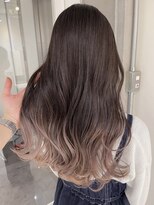 アオアクア バイ グルグル 小岩店(ao akua by GULGUL)&nbsp;ミルクティーグラデーションカラー