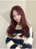 韓国風/レイヤー/小顔/前髪/顔まわりカット
