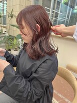 パークレーン アイス イヴェン(park lane ICI yeven)&nbsp;ボルドー　チェリーレッド　ブリーチなし　/akari