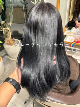 アース 武蔵境店(HAIR & MAKE EARTH) 10代学生のお客様へブルーブラックカラーを☆