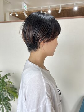 ラル(Lull) 【奥山敬大】丸みショート/アッシュブラウン