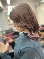 ミエル ヘア 新宿(miel hair)&nbsp;ピンクインナーカラー