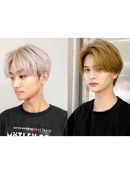 【メンズカット+シャンプー￥4200】新宿駅3分！どんなシーンでもキマる万能スタイルが手に入る！[ブリーチ]