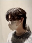 韓国風ミディアムウルフ/フェザーショート/カルマヘア