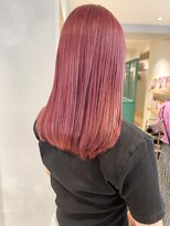 エミス バイ メルト 吉祥寺(emis by melt)&nbsp;【堀惠】ブリーチカラーカシスピンクロング髪質改善ツヤ髪