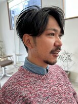 ガーデンタチカワネクスト(garden tachikawa next)&nbsp;大人男子/センターパート/ニュアンスパーマ/ナチュラルパーマ