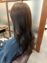 スパークル センター南(Sparkle)&nbsp;ロングレイヤー　グレージュカラー　デジタルパーマ