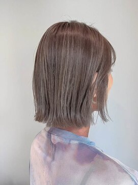 ヘアーラニッシュ 東松戸店(hair Lanish) 脱白髪染めシークレットハイライト/20代30代40代/シアグレージュ